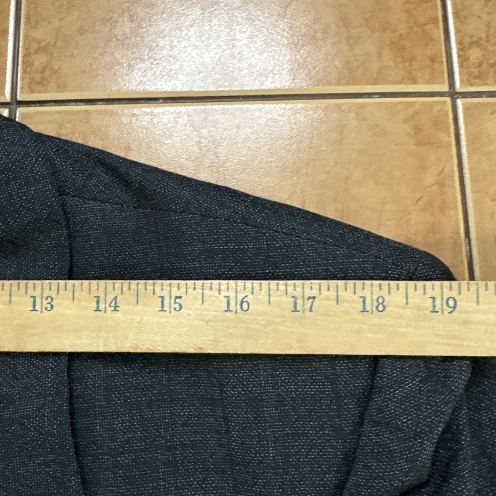Vintage Antonio Parillo Black Wool Double Breasted Suit Sz 42R Pants 38 x 30 - Picture 7 of 16